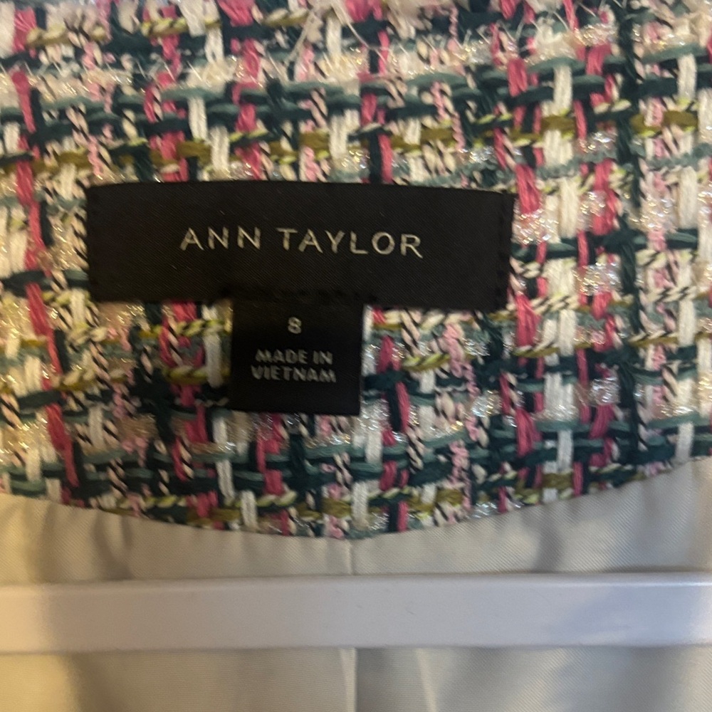 Ann Taylor Tweed Double-Breasted Jacket - Picture 2 of 6